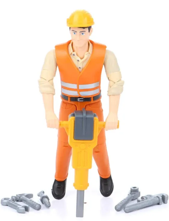 Bruder Construction Worker with Accessories