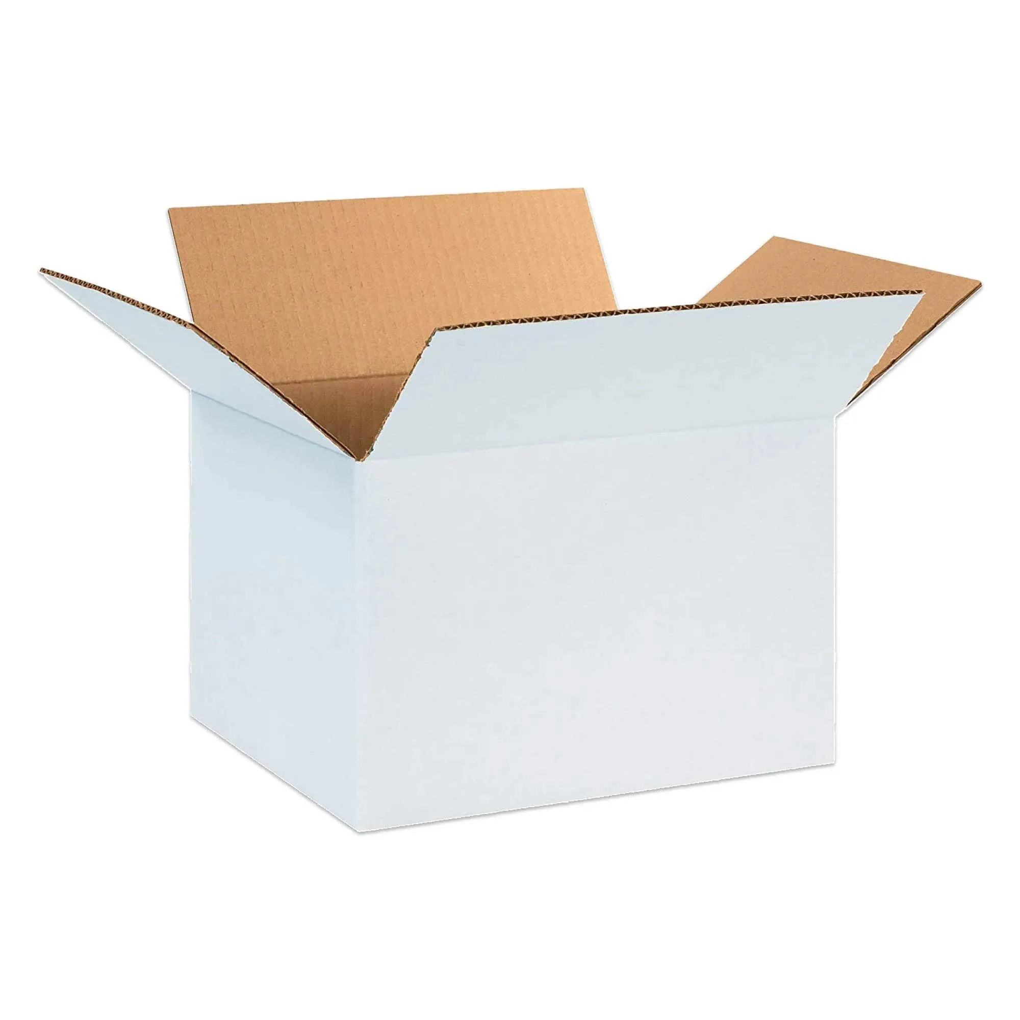 12 x 10 x 8" White Corrugated Boxes