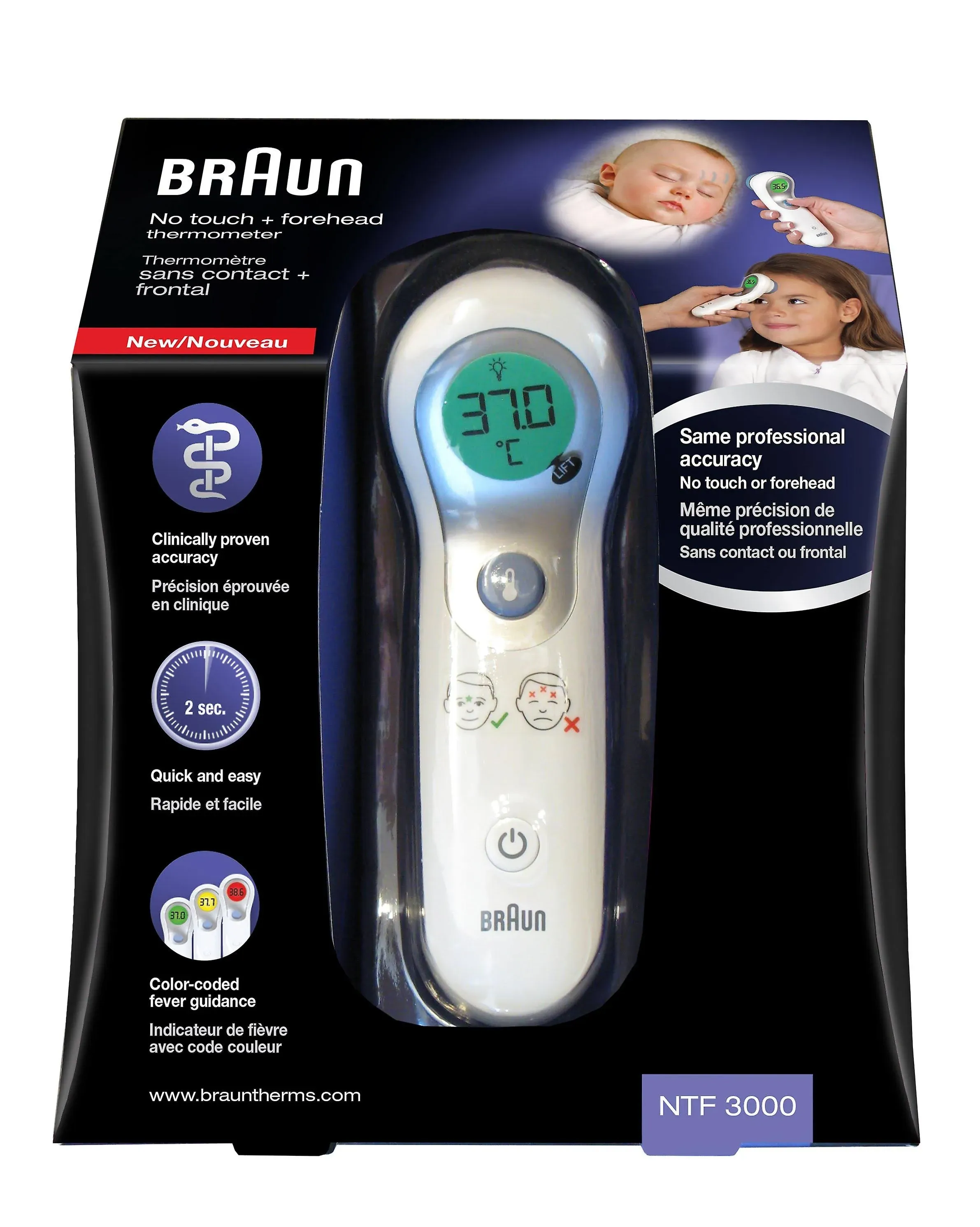 Braun No Touch Forehead Thermometer