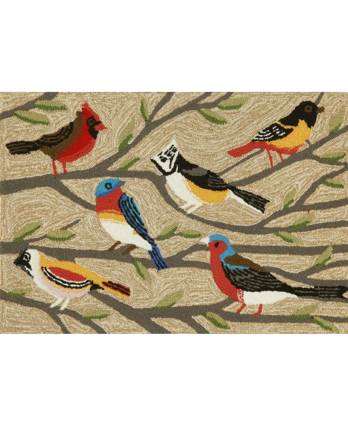 "Frontporch Birds 3'6 x 5'6 Outdoor Area Rug"