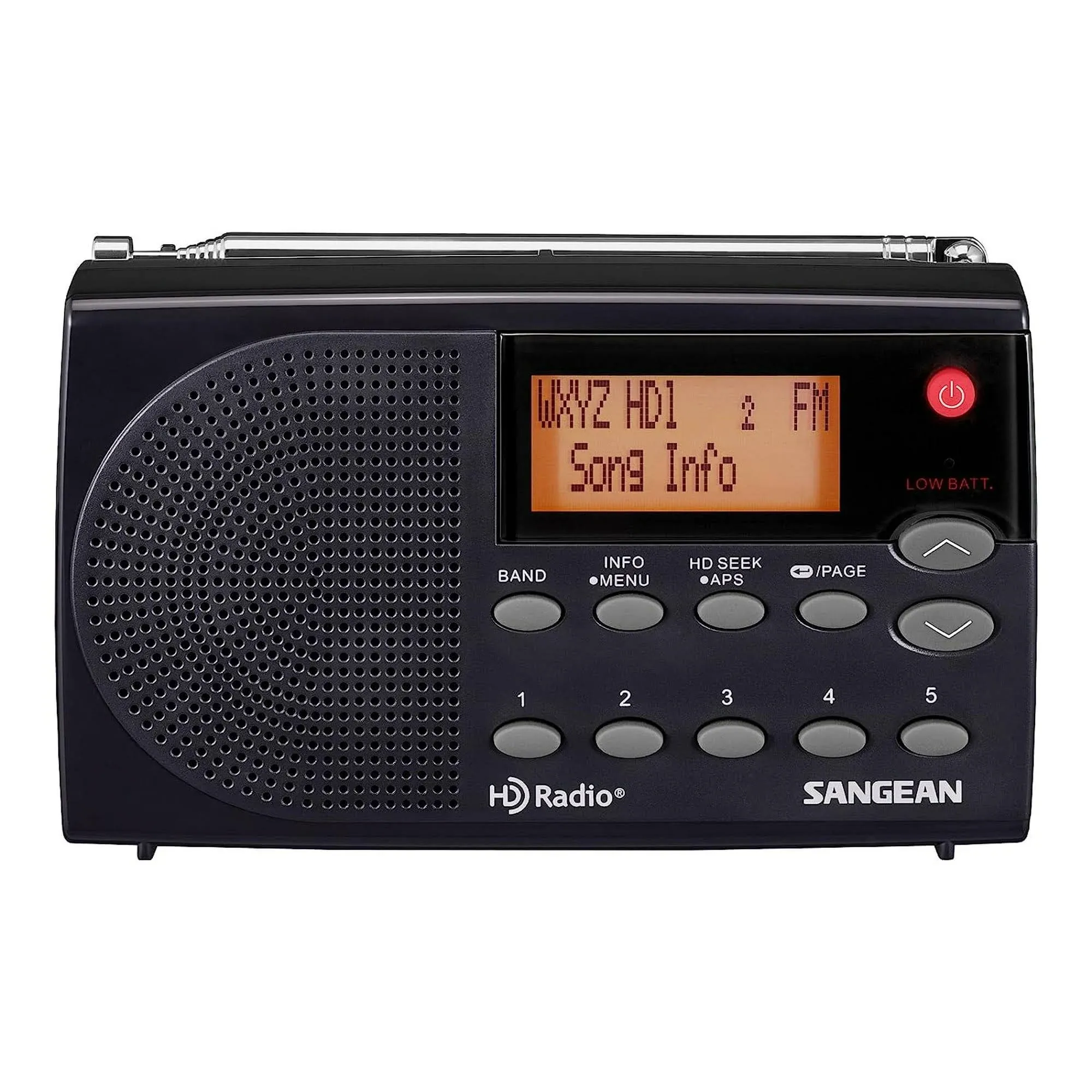 Sangean HDR-14 HD Radio -FM Stereo-AM Portable Radio