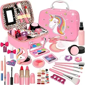 Kids Makeup Kit for Girl Washable Makeup Set for Girls Real Makeup for Kids G...