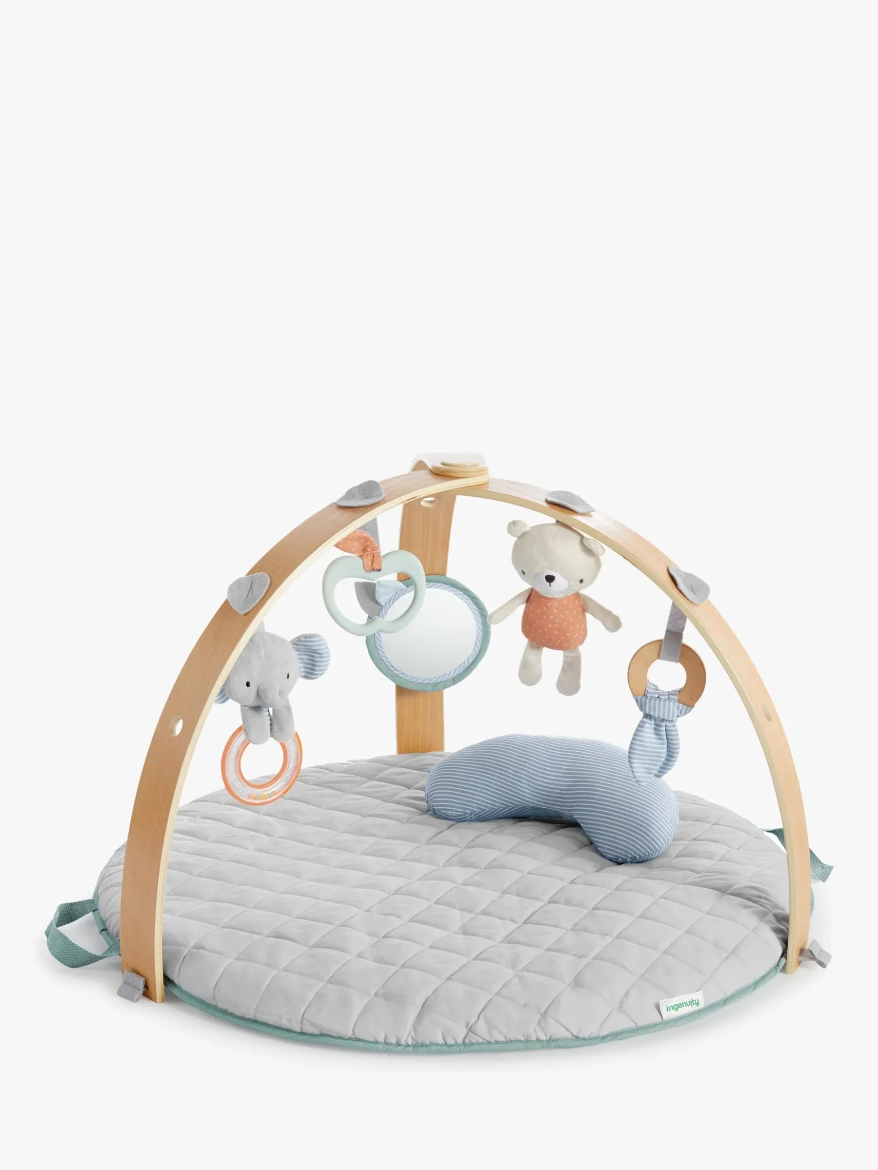 Ingenuity - Cozy Spot reversible Duvet Activity Gym- Loamy