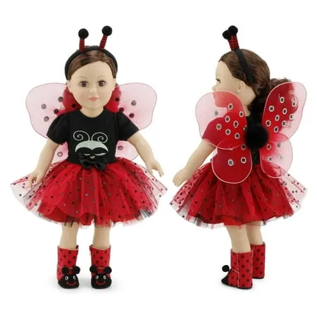 Emily Rose Magical Lady Bug 5 PC Halloween Costume