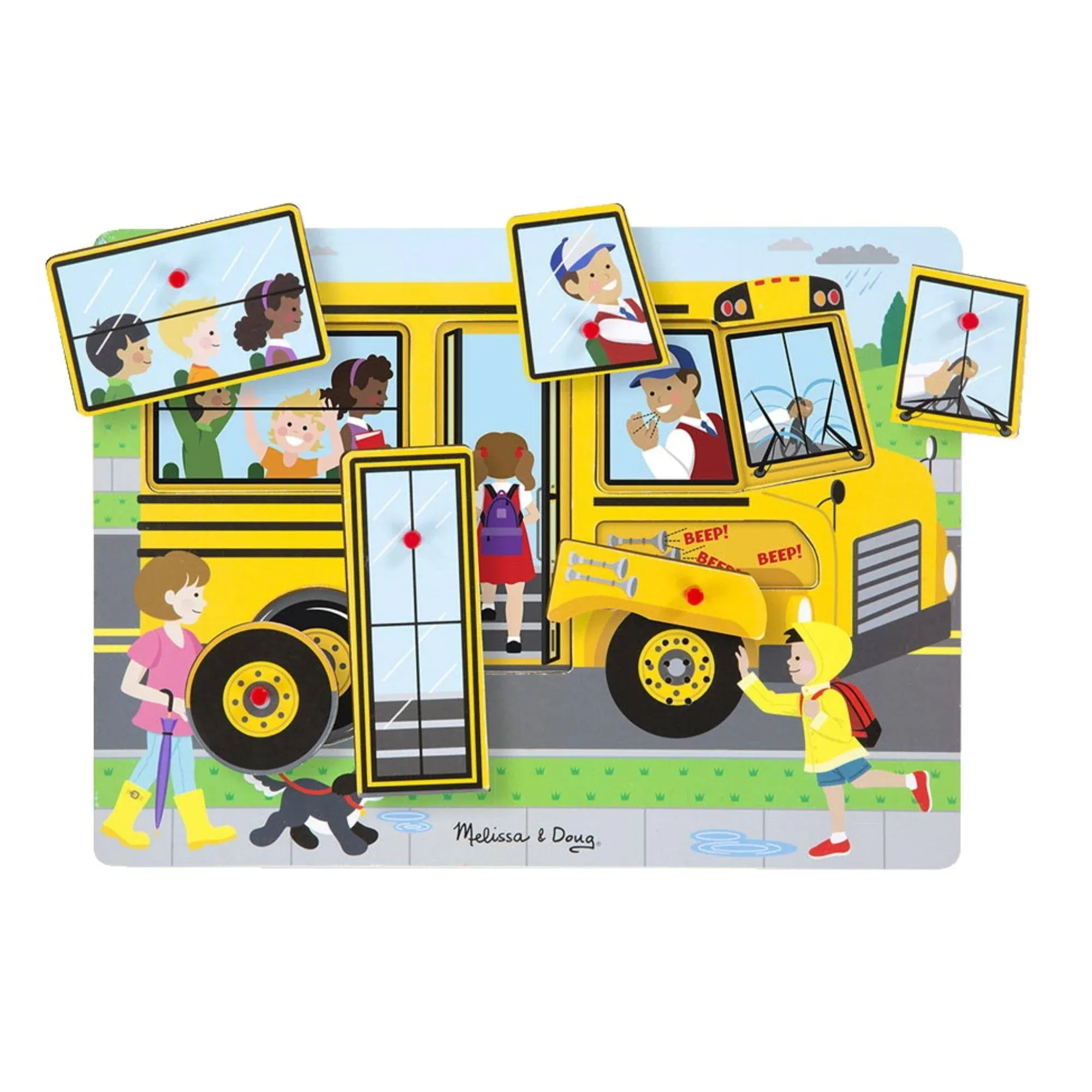 Melissa & Doug - The Wheels On The Bus Sound Puzzle