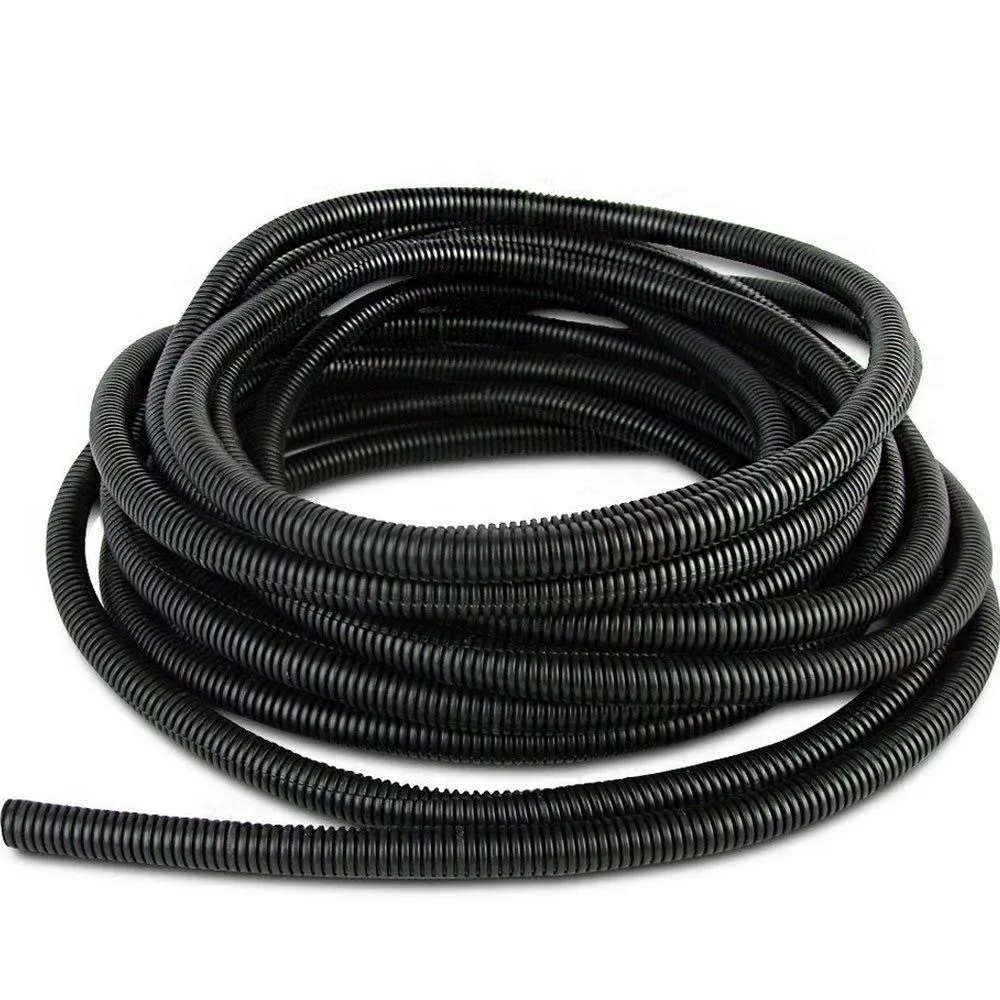  1/2 Inch 20 Feet Split Loom Wire Flexible Tubing Conduit Hose 