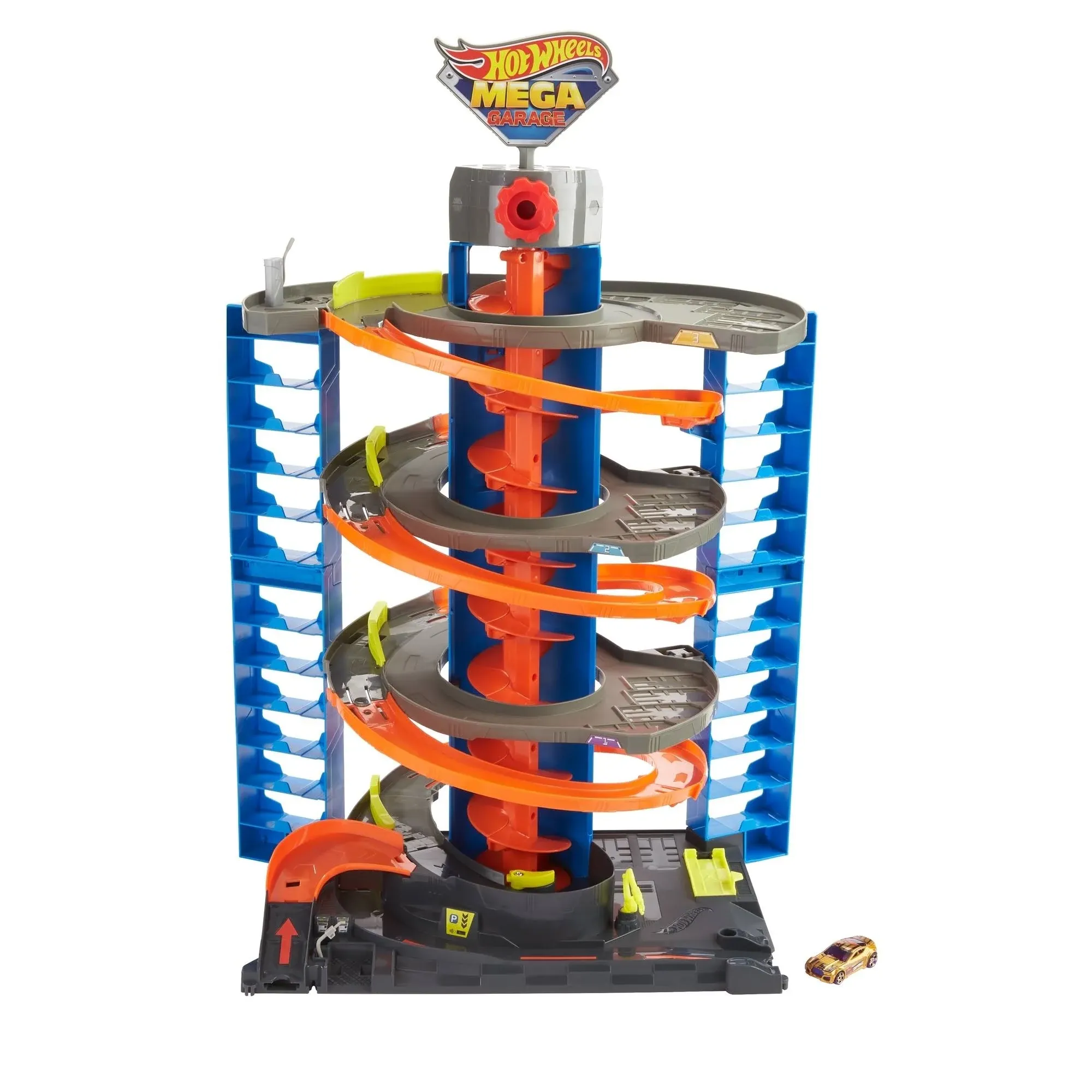 Hot Wheels City MEGA 50 Garage Playset Includ<wbr/>es 1 1:64 Scale Vehicle