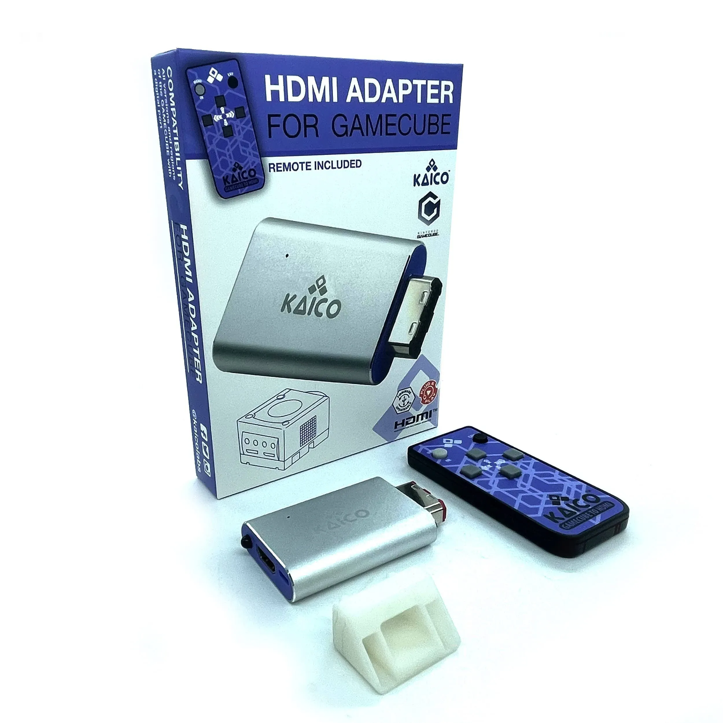 Kaico Gamecube GC HDMI Line Doubler Adapter Adaptor Digital AV to HDMI GC2HDMI