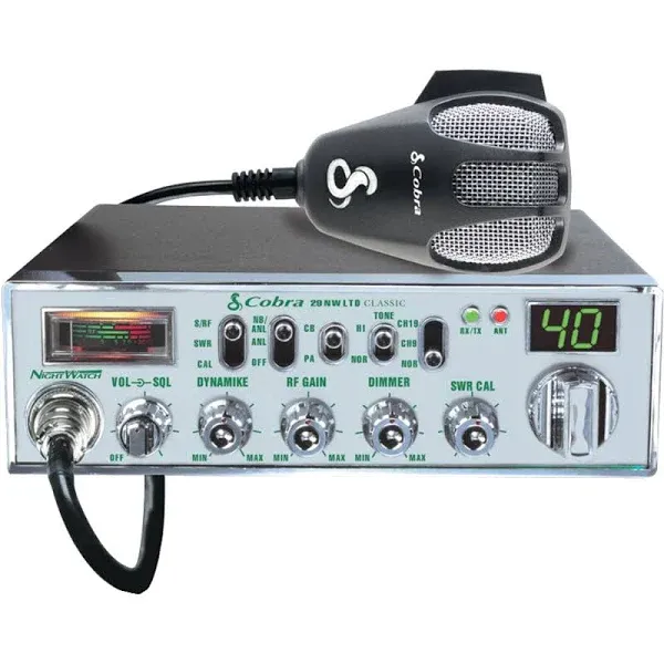 Cobra 29 NW Classic CB Radio with Nightwatch Illuminated Front Panel