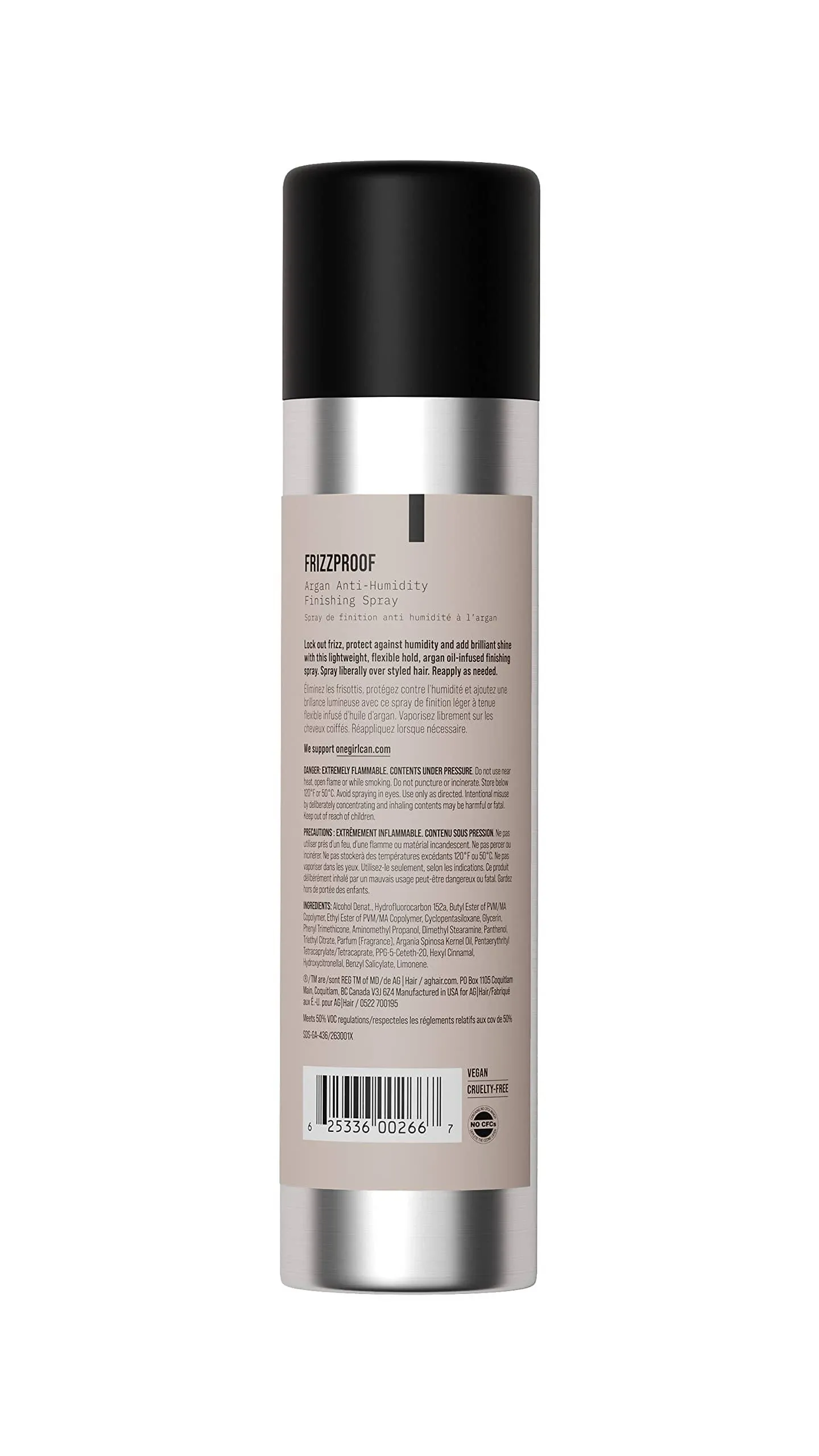 AG Hair Frizzproof Argan Anti-Humidity Spray 8 oz