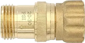 25 psi Pressure Reducer Regulator for Drip Irrigation System, 3/4 inch Hose Thread, 150 psi Max Inlet Pressure, Lead-Free Brass