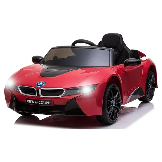 Tobbi 12-Volt Kids Ride on Car Licensed BMW i8 Electric Car with Remote Control ...