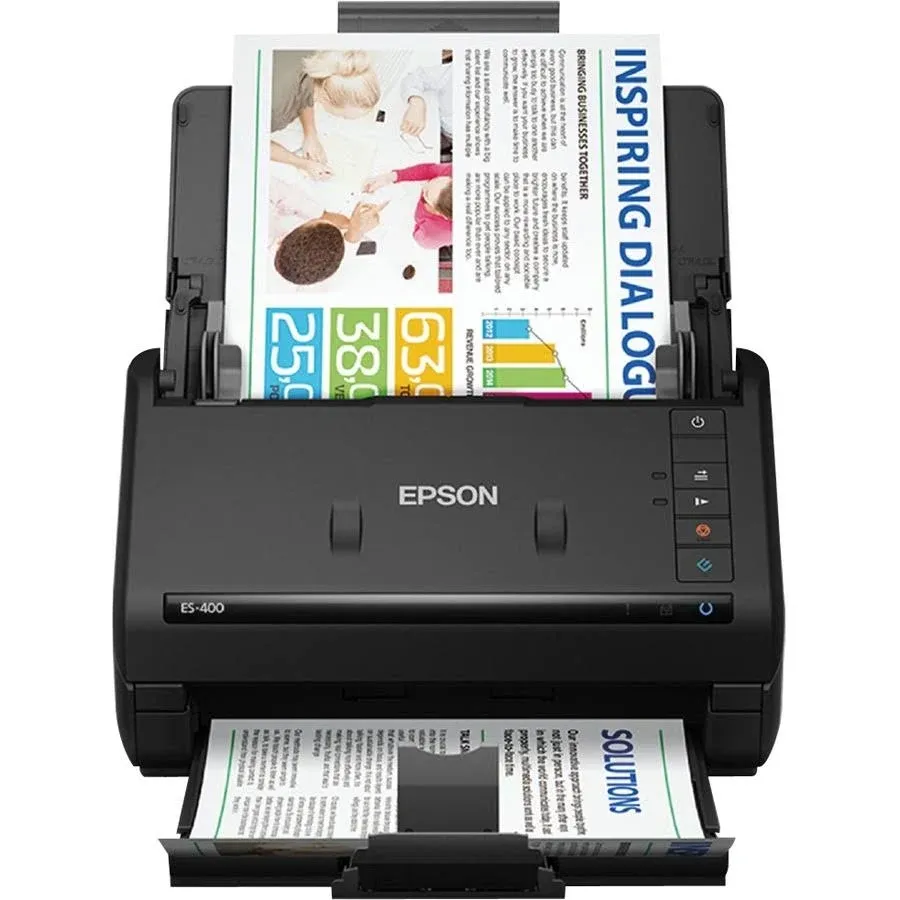 B11B226201 - Epson WorkForce ES-400 300 dpi 35ppm Duplex Document Scanner