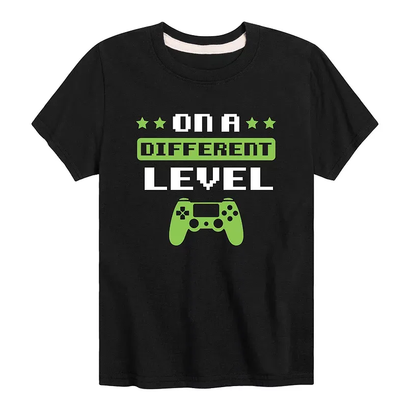 Boys 8-20 Different Level Gaming Graphic Tee