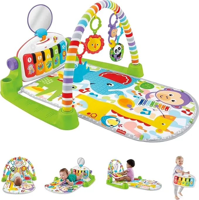 Fisher-Price Baby Playmat Glow and Grow Kick & Play Piano Gym