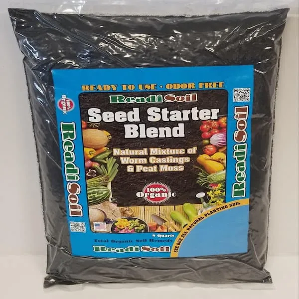 Readi Soil 8 qt. 100 Percentage Organic Worm Castings Seed Starter