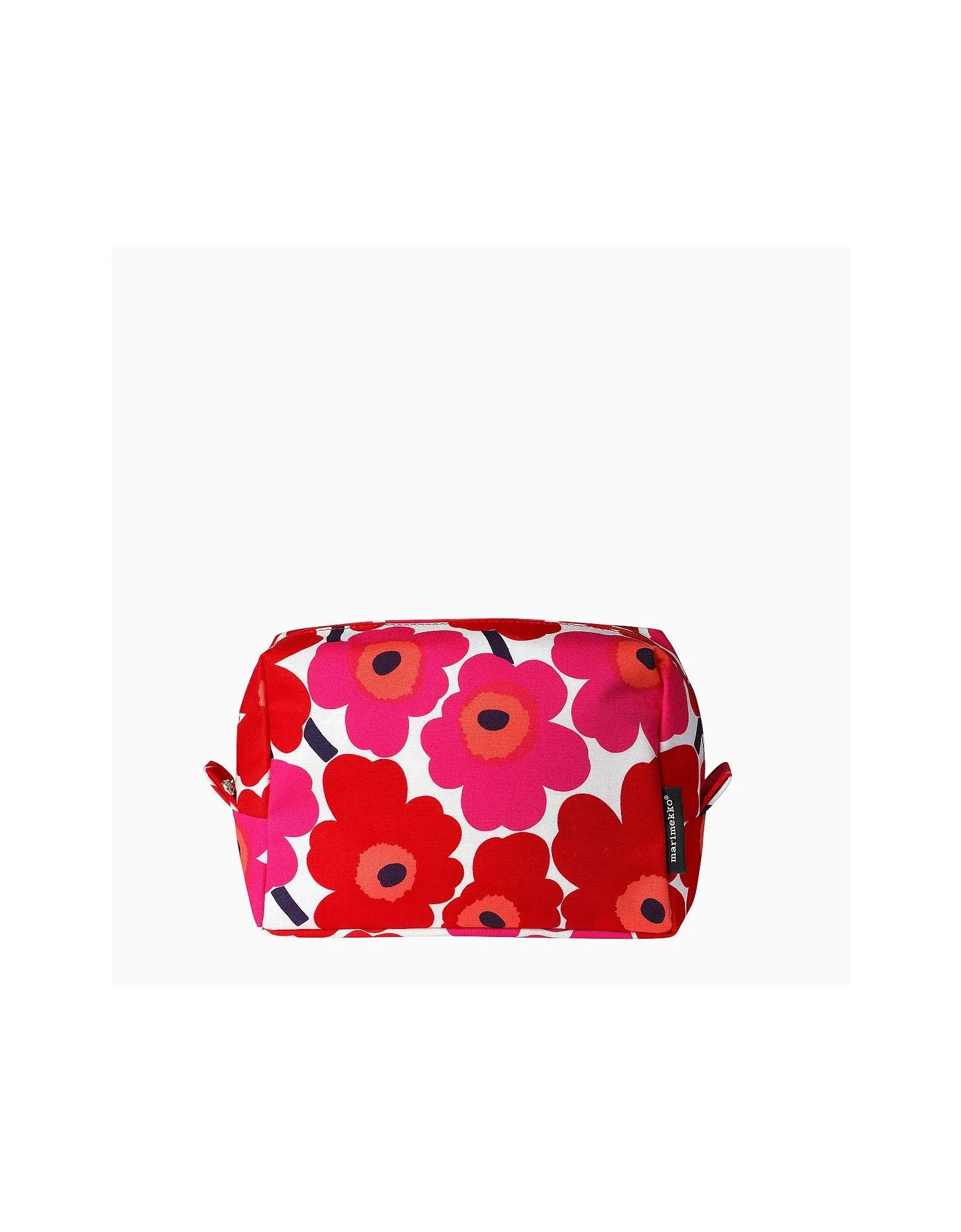 Marimekko - Vilja Mini Unikko Cosmetic Bag, White / Red