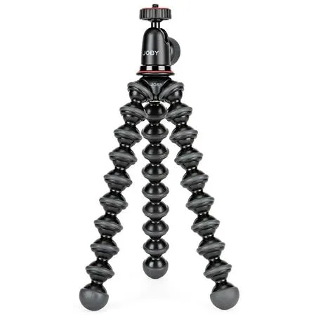 Joby GorillaPod 1K GripTight Mount PRO Kit, Compact Flexible Tripod 1K Stand and BallHead 1K with Locking Phone Mount, Easy Landscape or Portrait Mode, Supports up to 1kg (2.2lb), Black (JB01831-BWK)