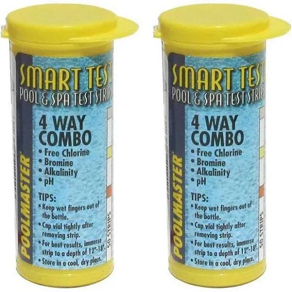 Poolmaster Smart Test 4-Way Test Strips for Swimming Pools