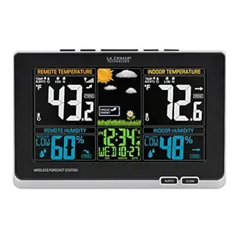 Wireless Color Forecasting Station with Mold Risk Display