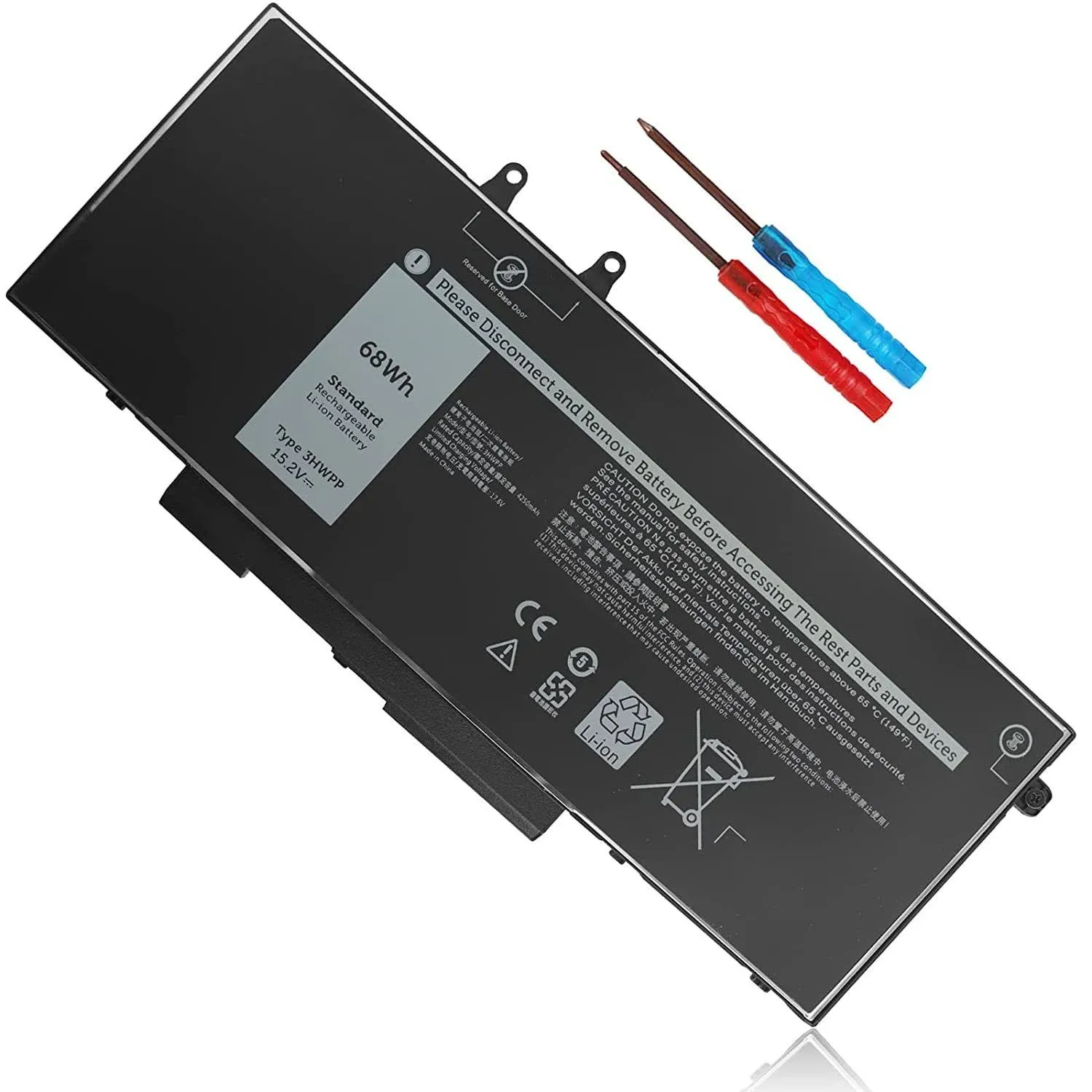 68Wh 3HWPP Battery For Dell Latitude 5501 5401 5511 5510 5411 Precision 3541