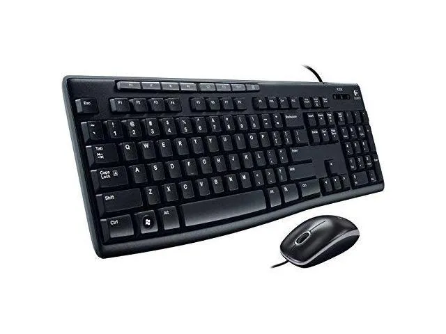 Logitech Media Combo MK200 Full-Size Keyboard and High-Definition Optical Mouse (920-002714)