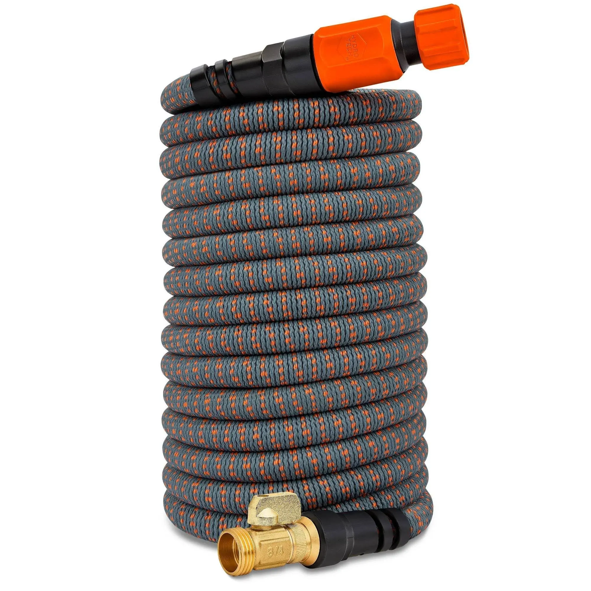 Hydrotech 5/8 in. x 75 ft. Expandable Burst Proof Hose - Orange