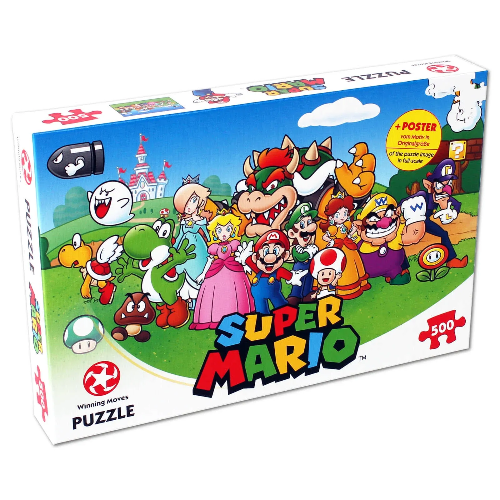 Puzzle (500 Teile) - Super Mario &amp; Friends - Super Mario Merchandise - Alter 10+