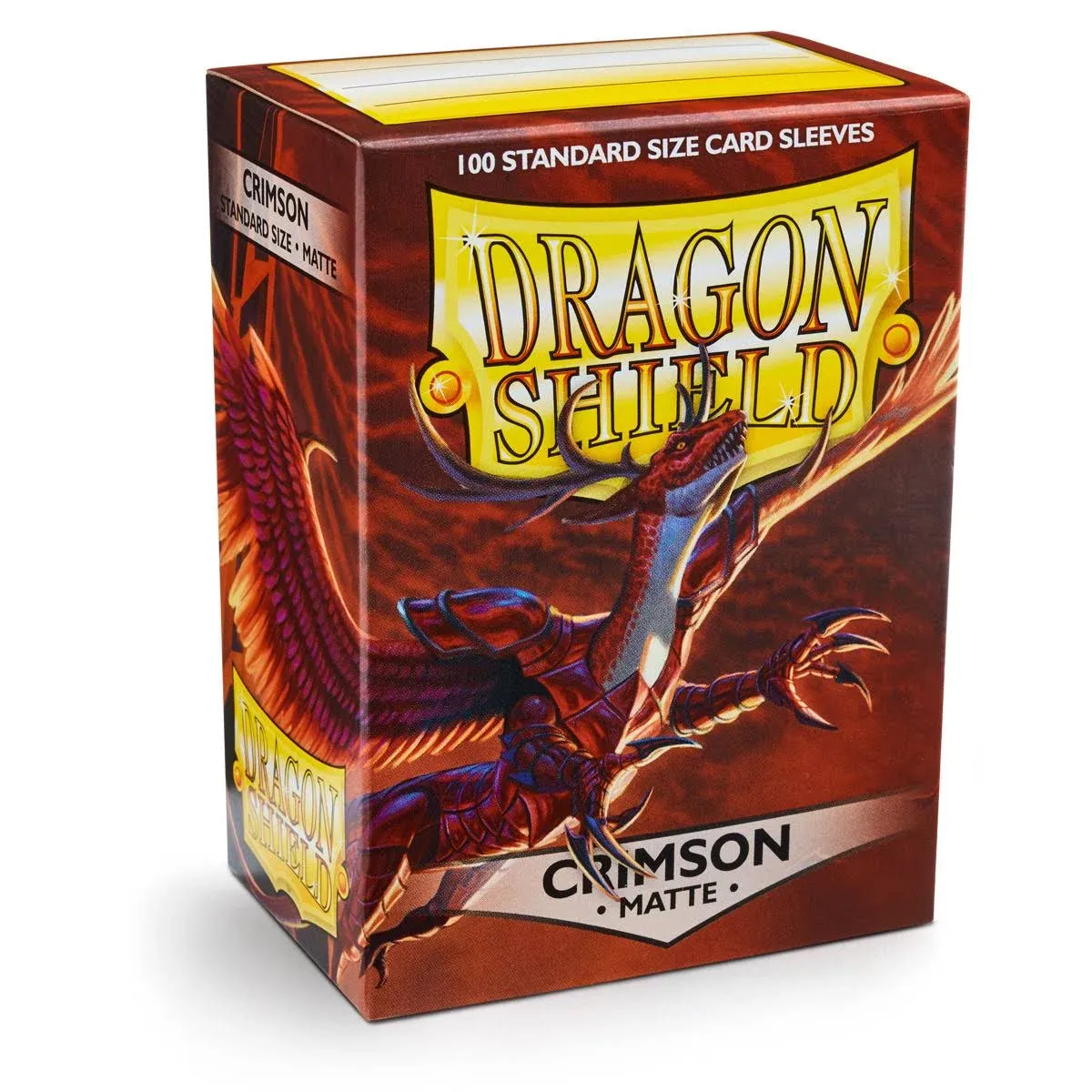 Dragon Shield (100) Matte Sleeves Crimson