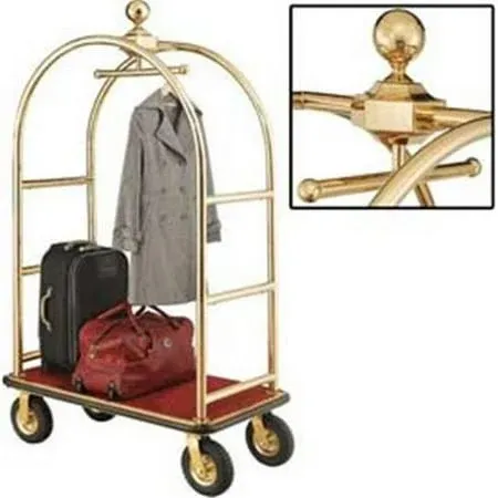 Global Industrial Bellman Cart Curved UpRights