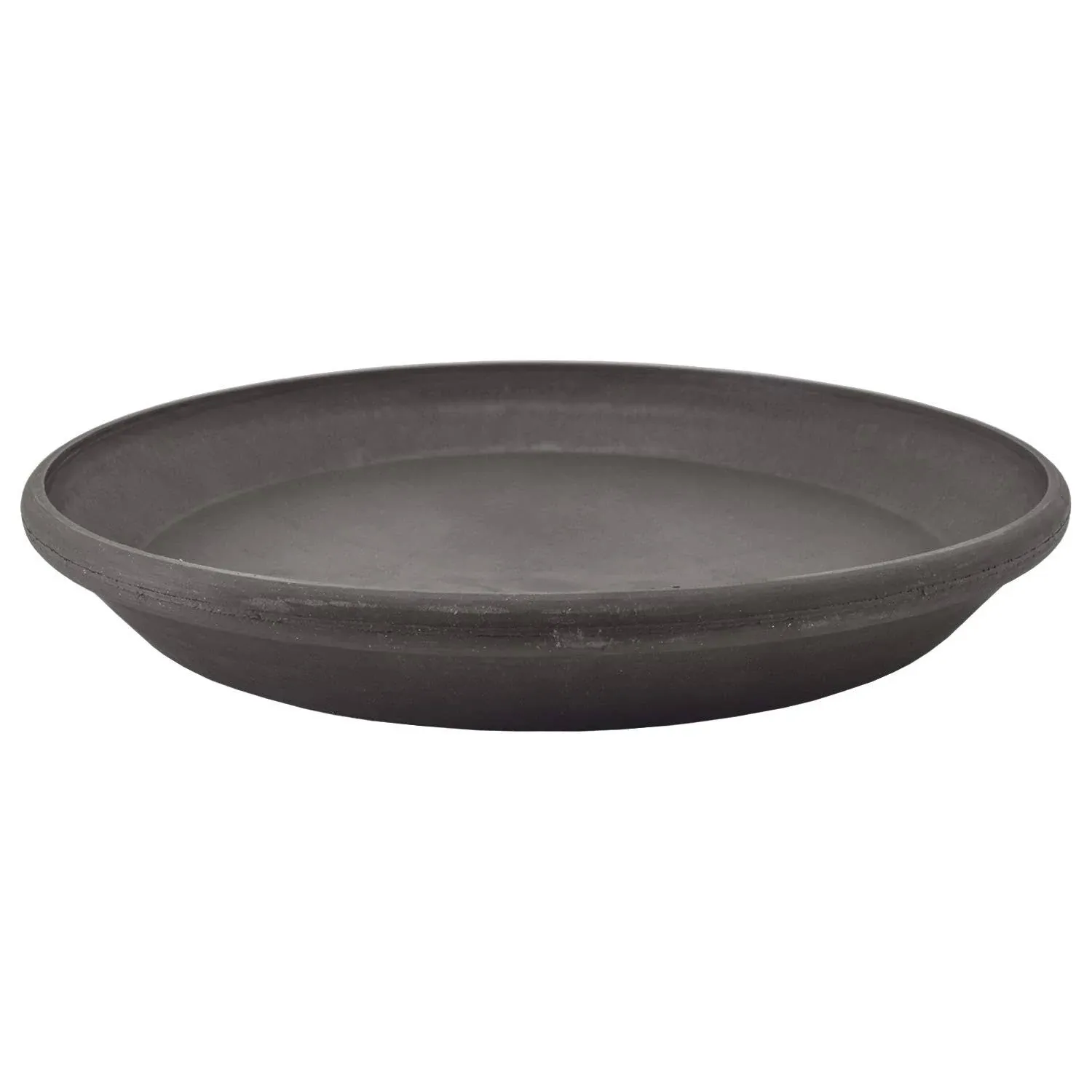 Arcadia Garden Products Single Slip Saucer: 10-in Dark Charcoal