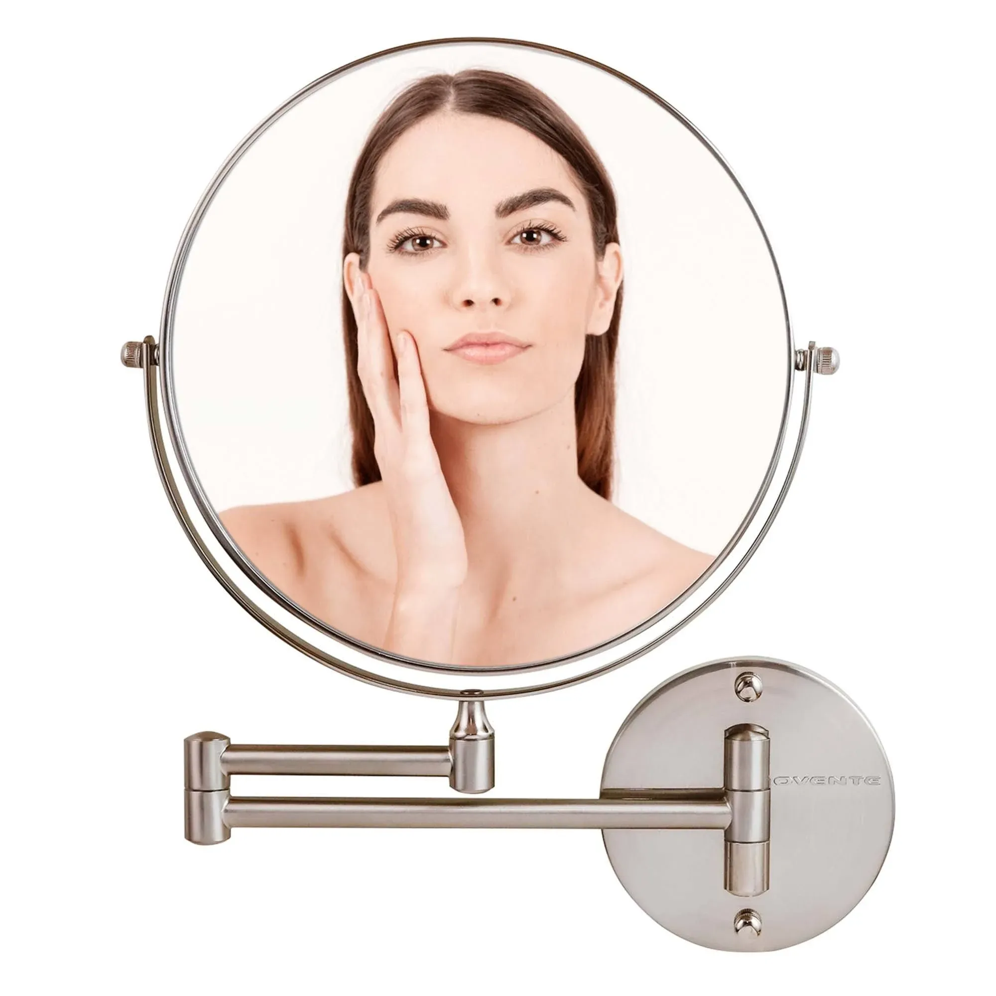 Ovente Wall Mounted Vanity Makeup Mirror