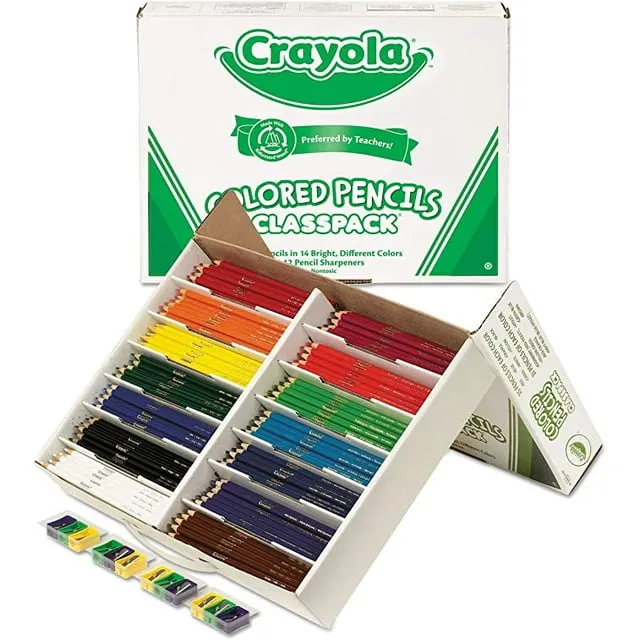 Crayola Bulk Pack Colored Pencils Classpack - 462 count