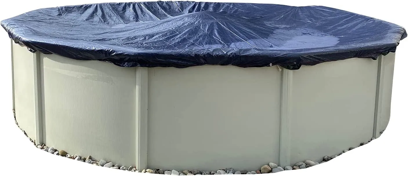 Winter Block 10 ft. Round Blue Above-Ground Winter Pool Cover