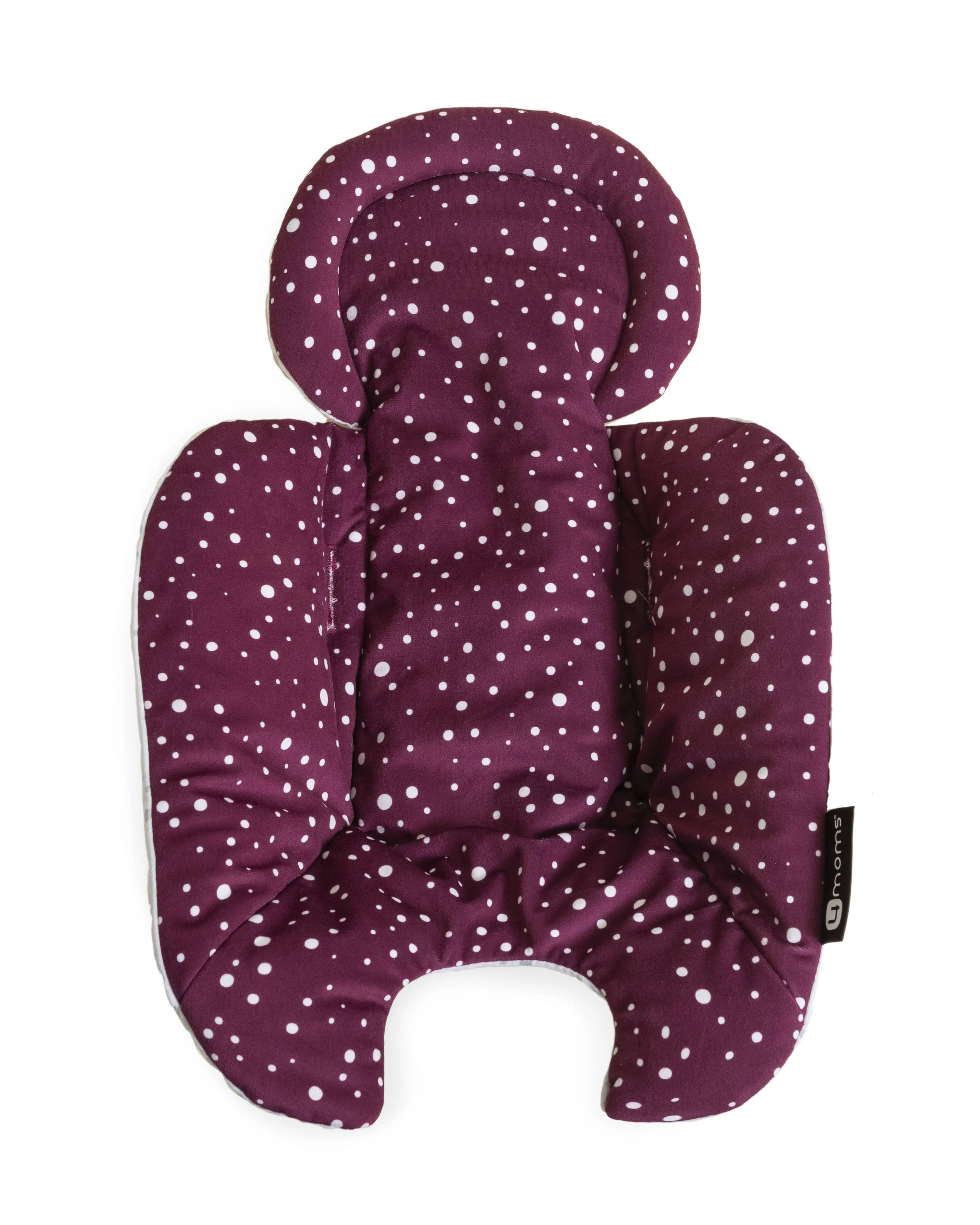 4moms RockaRoo and MamaRoo Infant Insert, Machine Washable, Soft, Plush Fabric, Reversible Design, Maroon