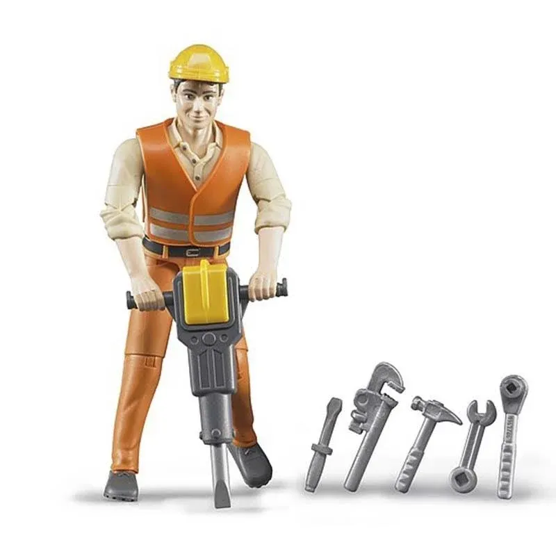 Bruder Construction Worker with Accessories