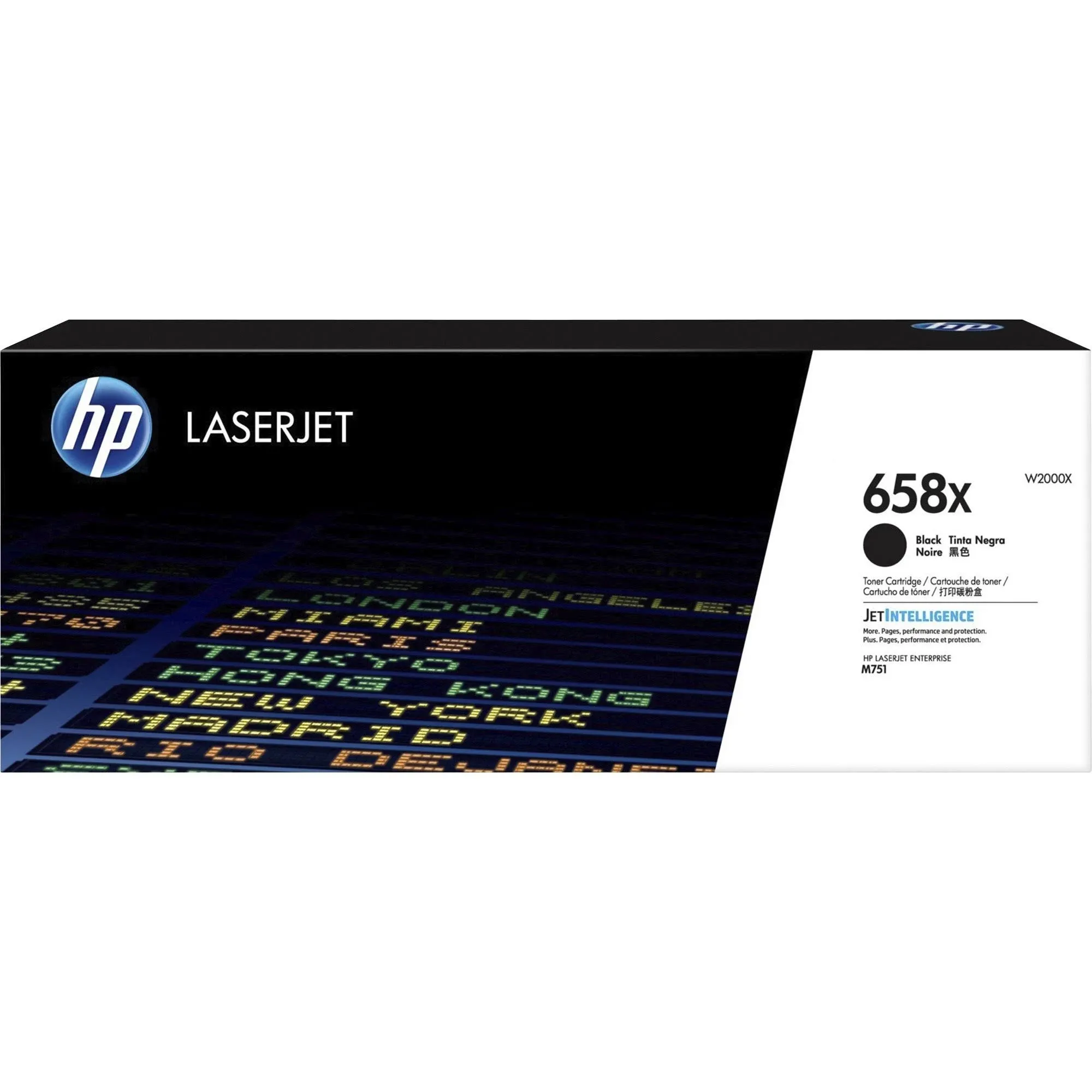 HP 658X Yellow High-yield Toner Cartridge | Works with HP Color LaserJet Enterprise M751 Series | W2002X