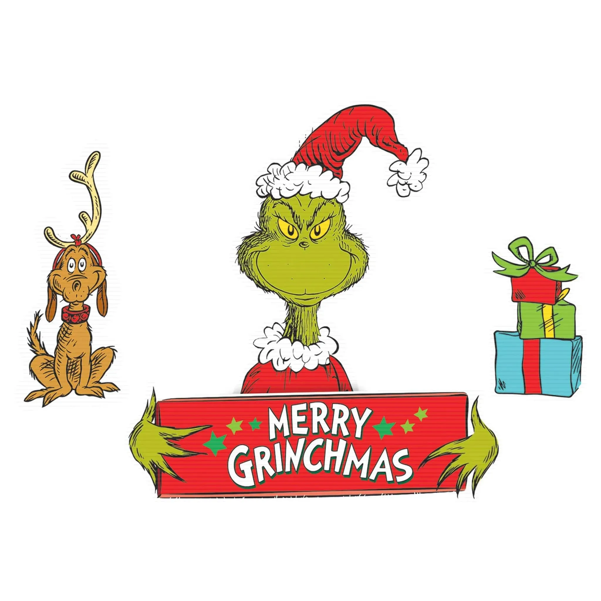 Amscan Grinch Lawn Signs