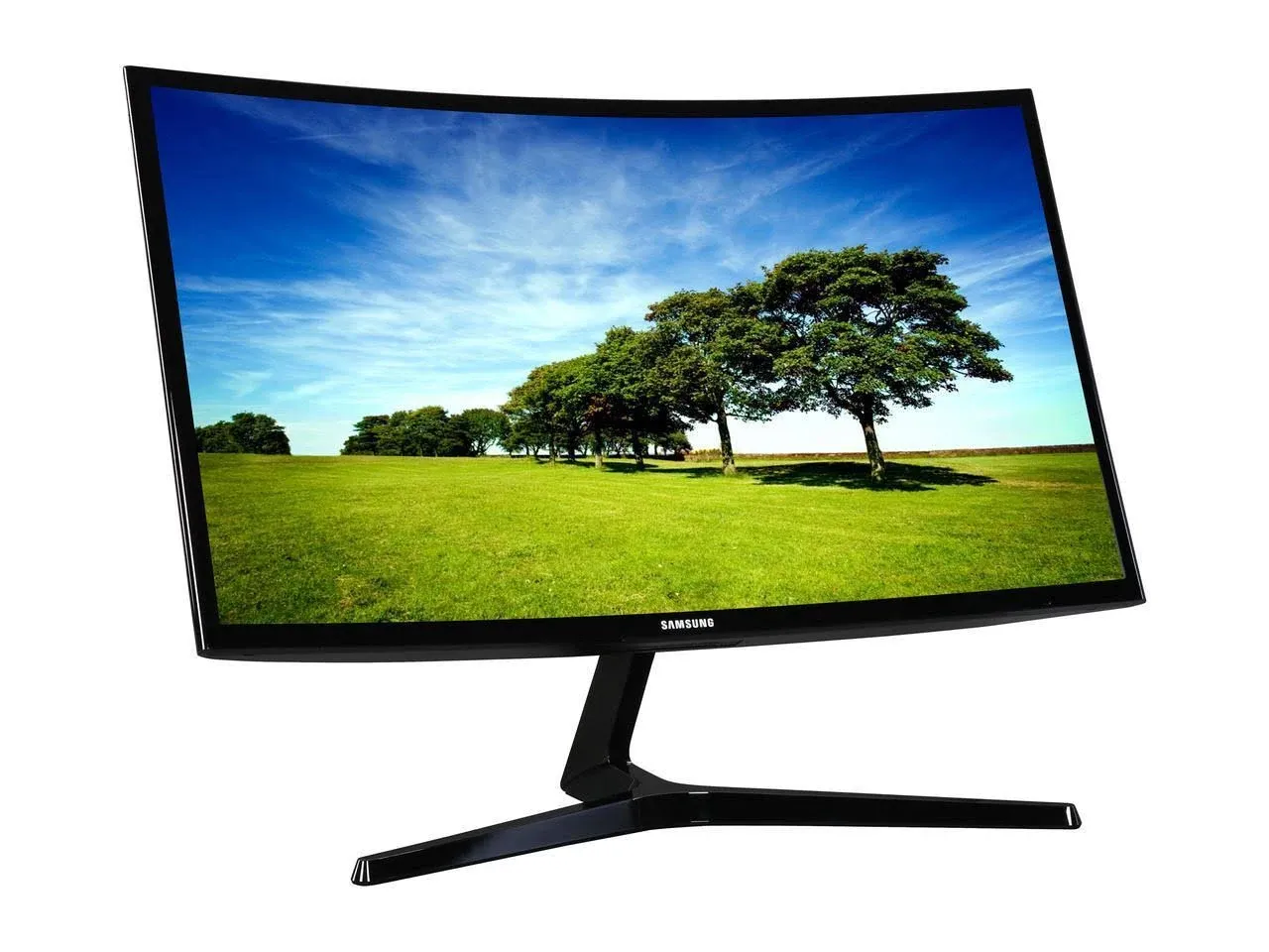 Samsung C27F390 27" Full HD Curved Screen LED LCD Monitor - 16:9 - High Glossy Black - Taa Compliant