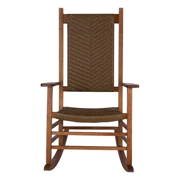 Shine Company Hampton Porch Rocker - Oak