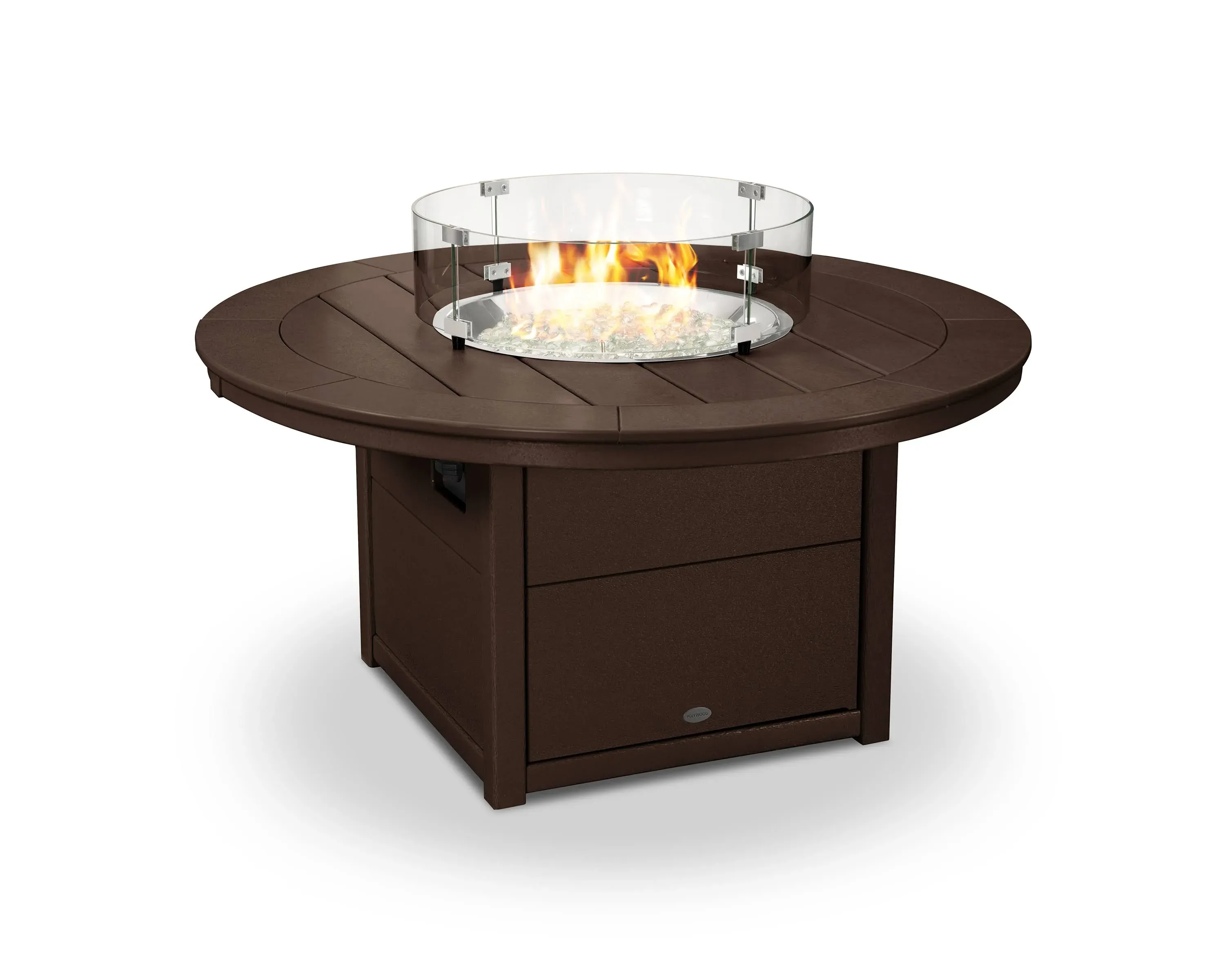 POLYWOOD 48" Round Fire Pit Table