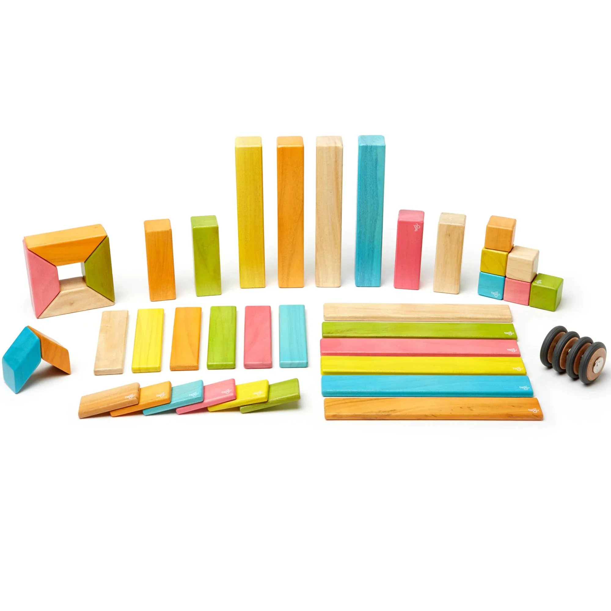 Tegu Magnetic Blocks 42-Piece Tints Set