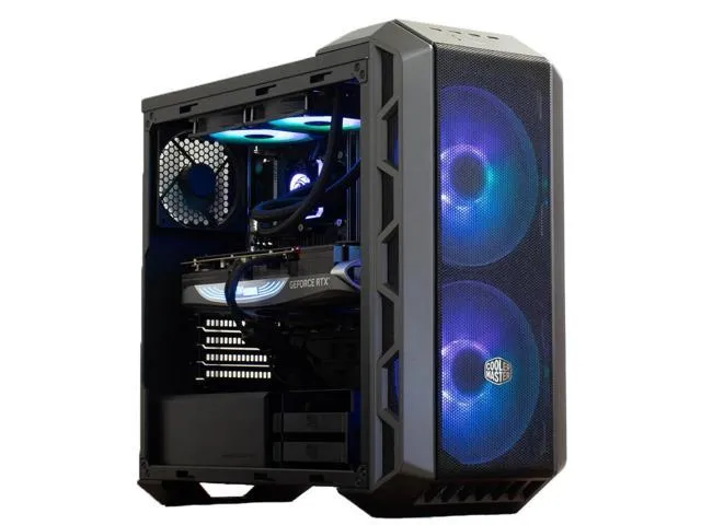 Cobratype Gorgon Legend Desktop Gaming PC - AMD Ryzen 7 7700X, RTX 4070 Ti, 32 GB DDR5 RAM, 2 TB NVMe, AIO Liquid Cooler, Windows 11 Home