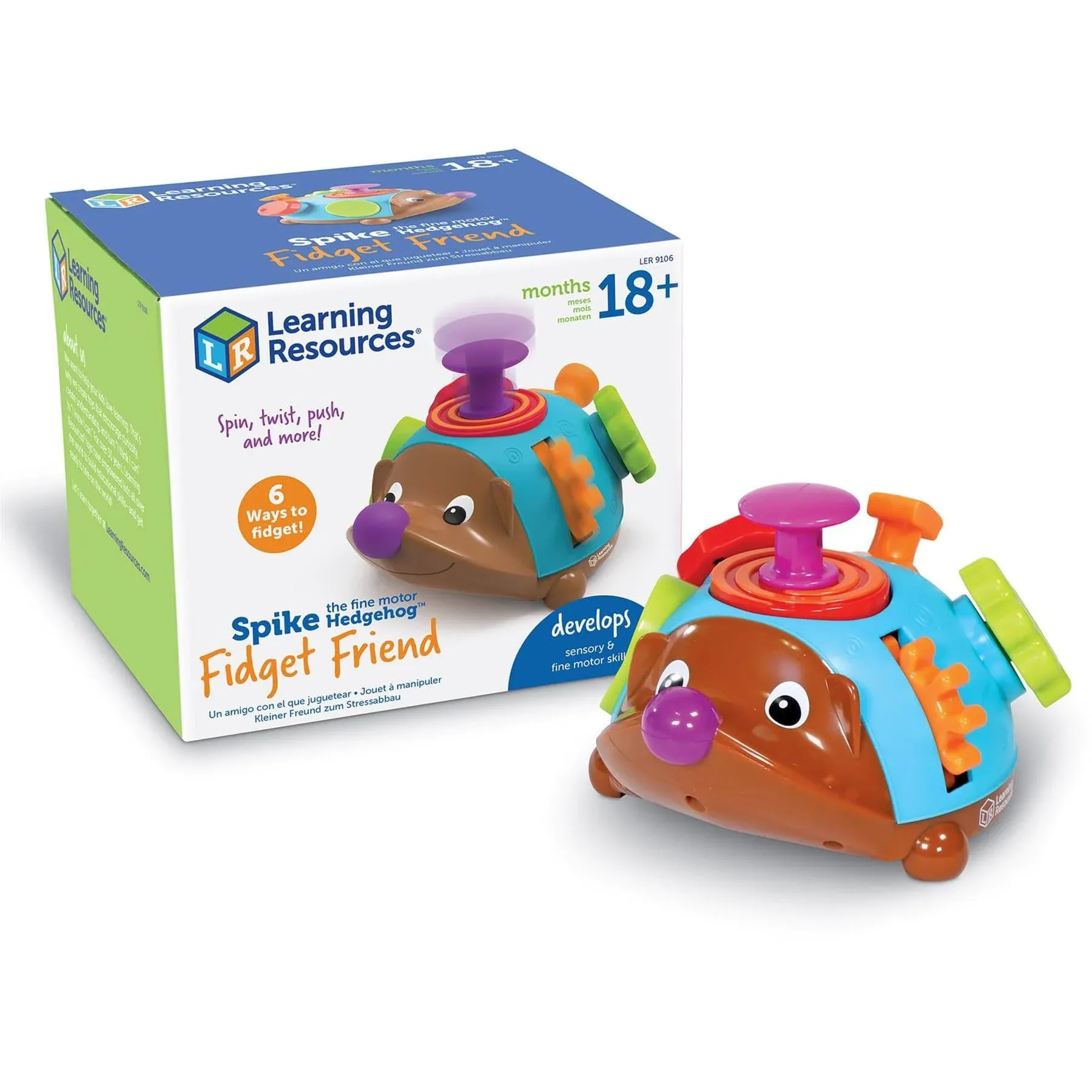 Learning Resources Spike the Fine Motor Hedgehog Fidget Friend- NEW