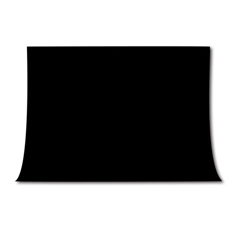 Mme 10x7ft Black Photo Video Photography Background Studio Non-Woven Fabric ...