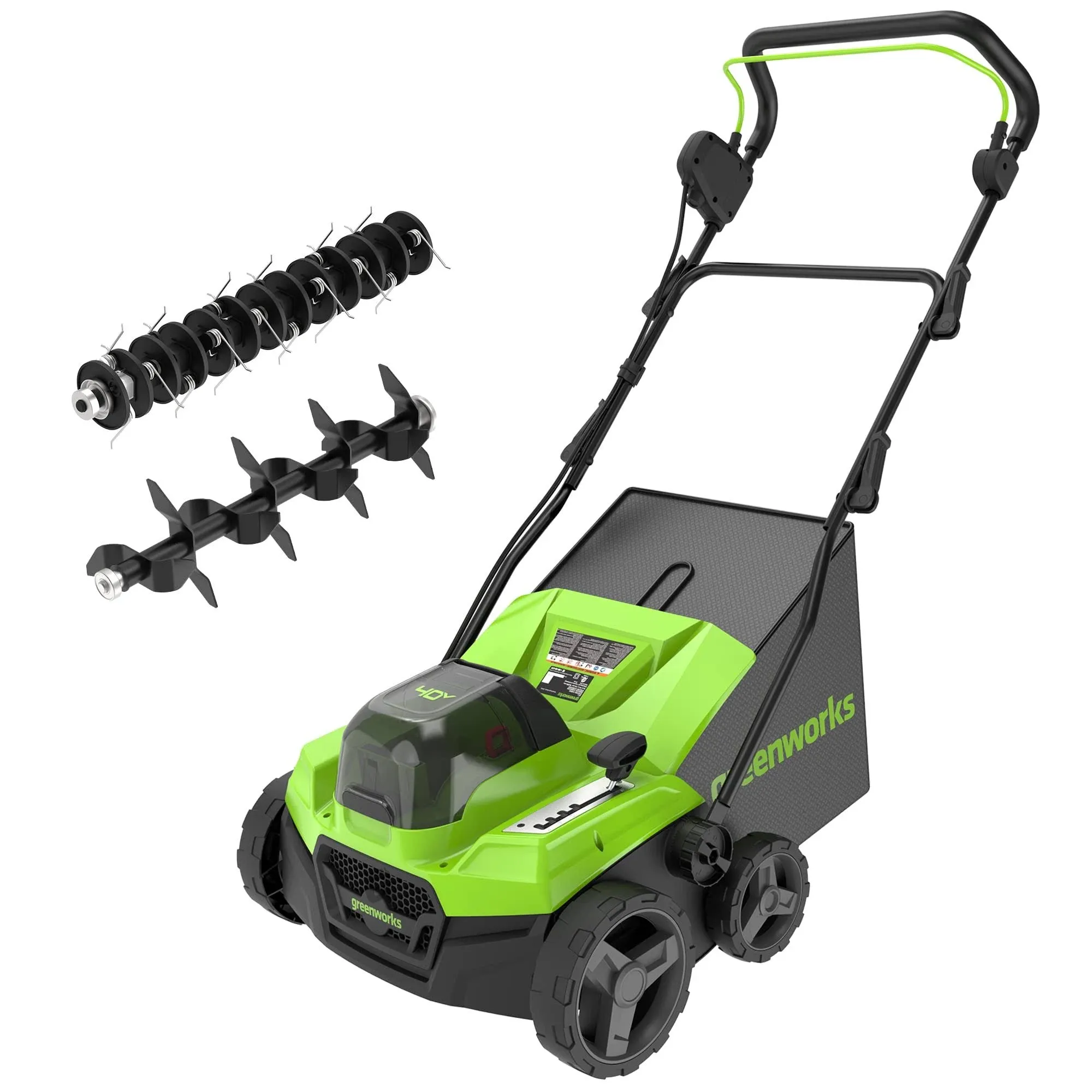 Greenworks 40V 15 inch Dethatcher/Scarifier, Tool Only