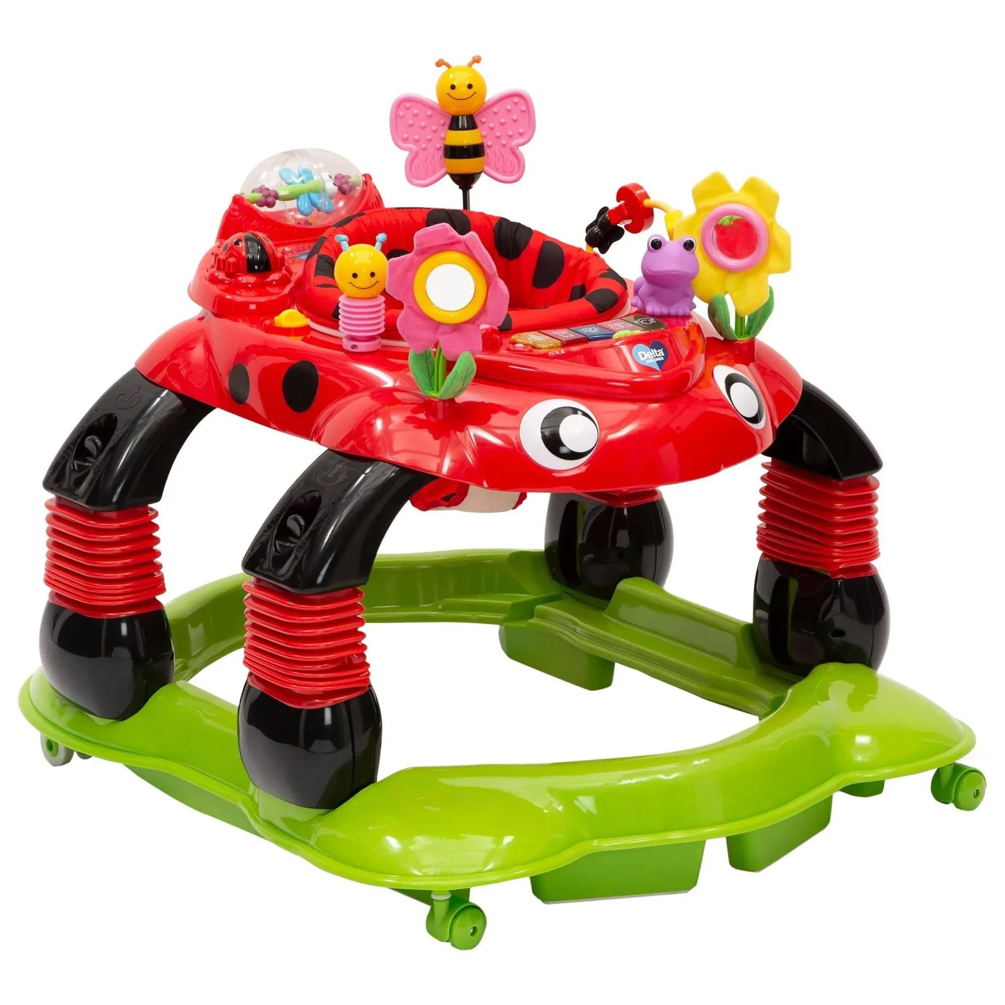 Delta Children Lil Play Station 4-in-1 Activity Walker - Sadie The Ladybug