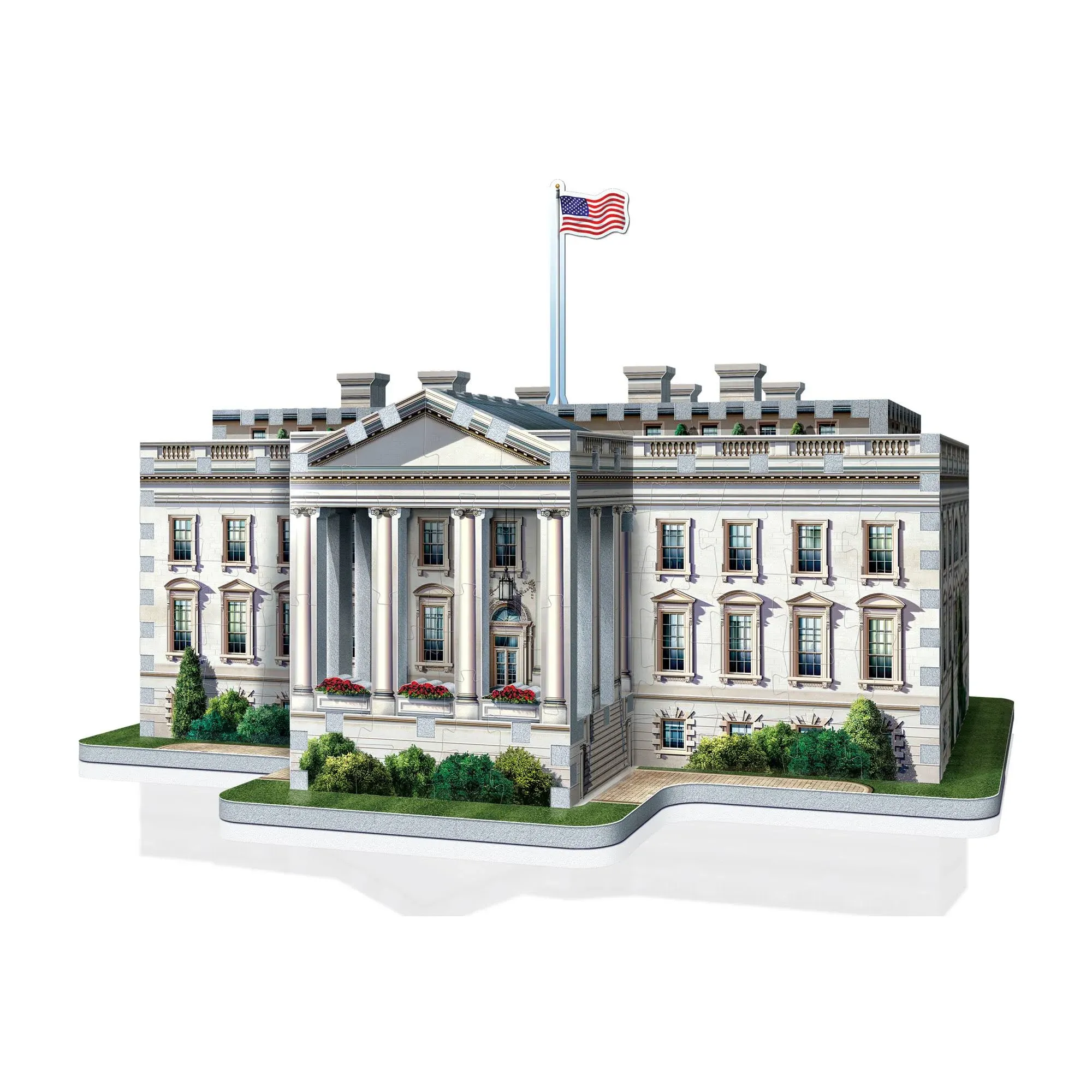 Wrebbit - The White House 490 Piece 3D Puzzle