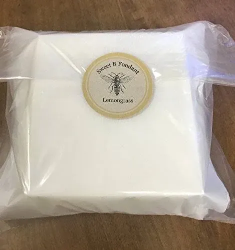 Sweet B - Simple Bee Fondant, 10 lbs, Half &amp; Half LEMONGRASS &amp; PEPPERMINT 