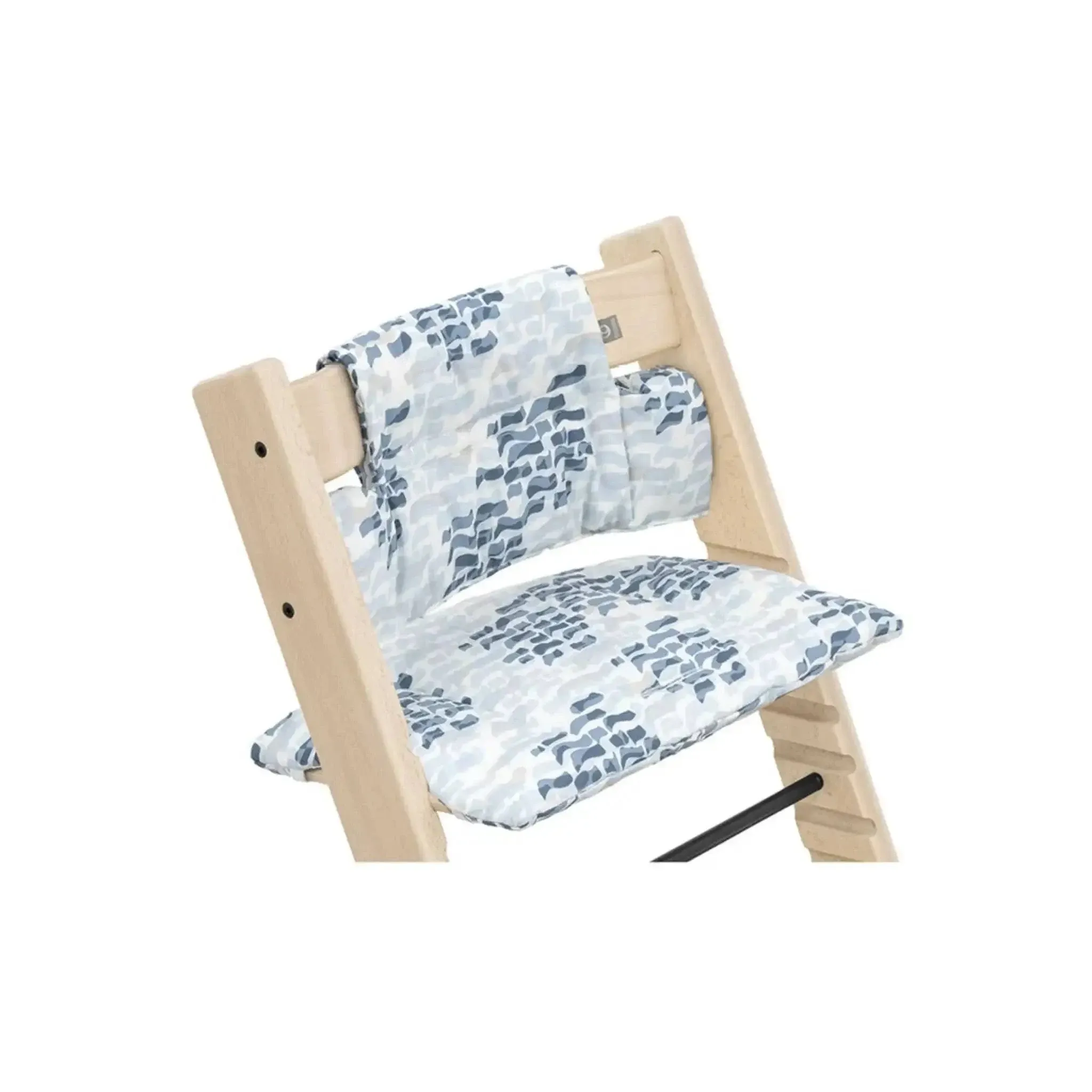 Stokke Tripp Trapp Classic Cushion, Waves Blue - Pair with Tripp Trapp Chair & High Chair for Support and Comfort - Machine Washable - Fits All Tripp Trapp Chairs